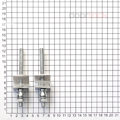Ручка-скоба DOORLOCK PHS23/40х20/2ст, 400 мм/600 мм, SSS матовая нержавеющая сталь