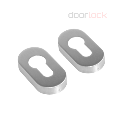 Ключевина DOORLOCK UR01 PZ Rt овальная для профильных дверей